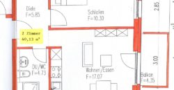 2 – Zimmer Wohnung in Singen
