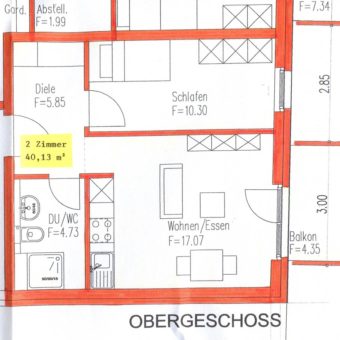 2 – Zimmer Wohnung in Singen